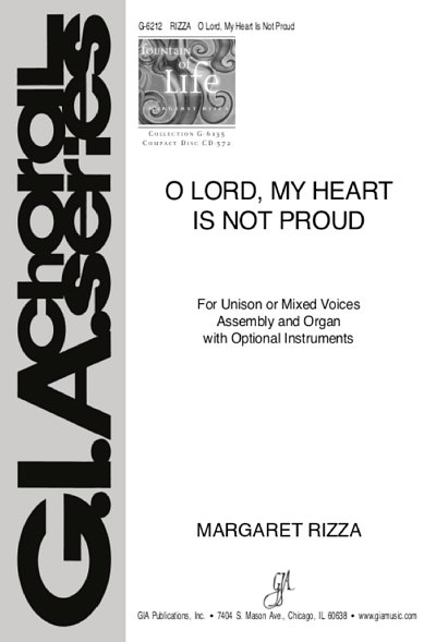 M. Rizza: O Lord, My Heart Is Not Proud