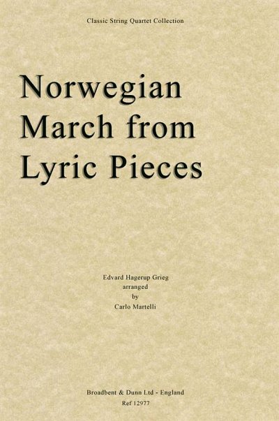 E. Grieg: Norwegian March from Lyric Piece, 2VlVaVc (Stsatz)