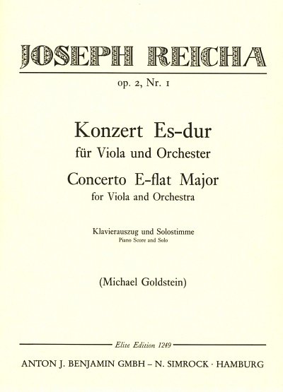J. Reicha: Violakonzert Es-Dur op. 2/1 , VaOrch (KASt)