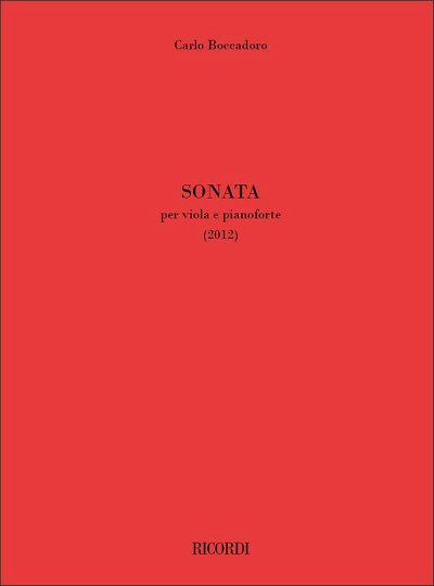C. Boccadoro: Sonata, VaKlv