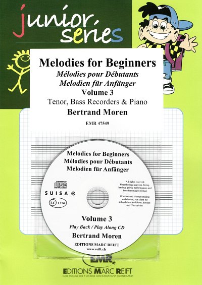 B. Moren: Melodies for Beginners Volume 3 (+CD)