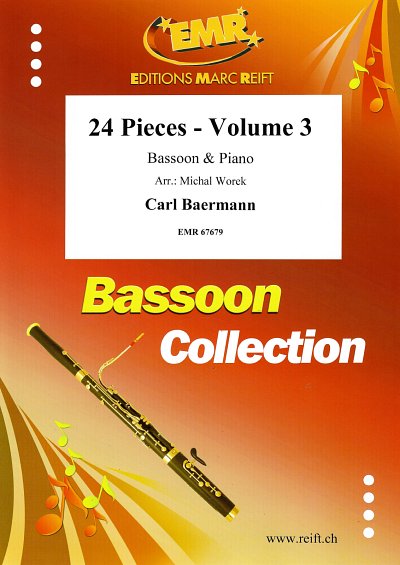 C. Baermann: 24 Pieces -  Volume 3, FagKlav