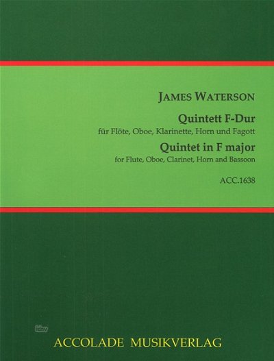 J. Waterson: Quintett F-Dur, 5Bl (Pa+St)