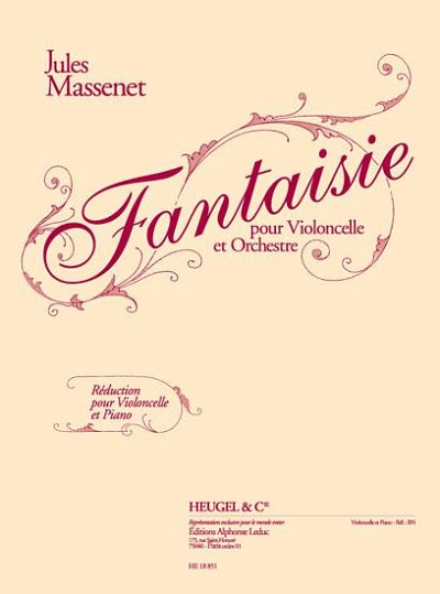 J. Massenet: Fantaisie, VcKlav (Bu)