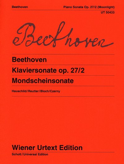 L. v. Beethoven: Klaviersonate cis-Moll op. 27/2, Klav