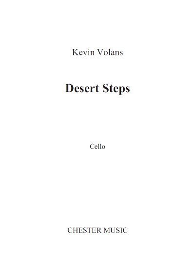 K. Volans: Desert Steps (Parts)
