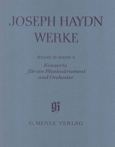 H. Joseph: Konzerte für ein Blasinstrument und Orcheste (Pa)