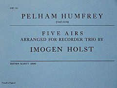 H. Pelham: 5 Airs  (Sppa)