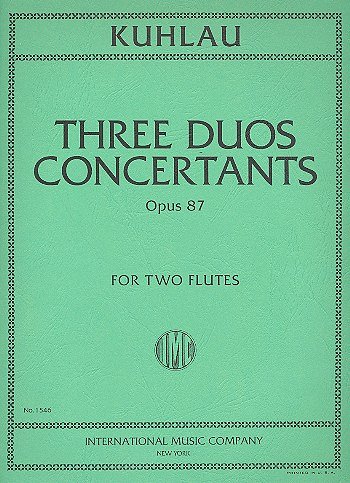 F. Kuhlau: 3 Duetti Concertanti Op. 87, 2Fl (Sppa)