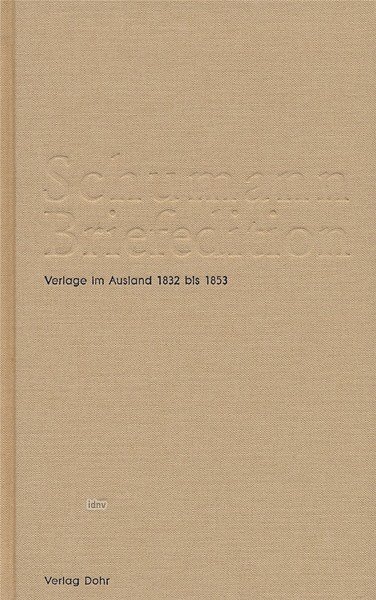 R. Schumann: Schumann Briefedition 8 - Serie III: Verle (Bu)