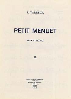 Petit Menuet Op.Post Guitar, Git