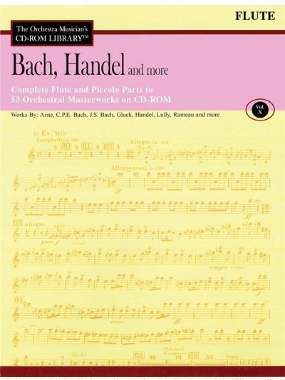 Bach, Handel and More - Volume 10, Fl (CD-ROM)