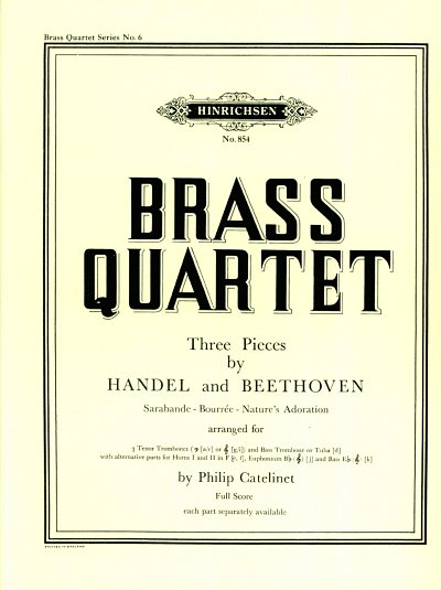 G.F. Haendel: Brass Quartet (Part.)