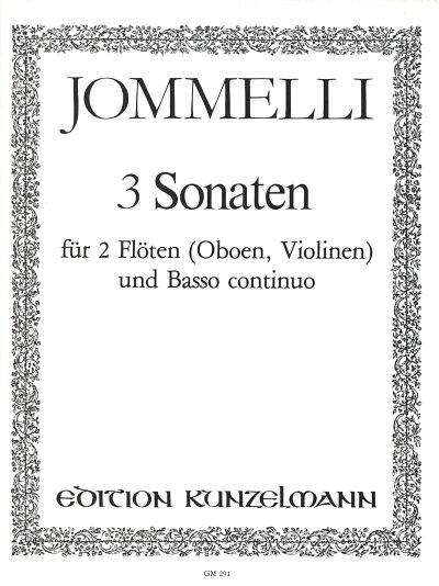 N. Jommelli: 3 Sonaten D-Dur/G-Dur/C-Dur (KlavpaSt)