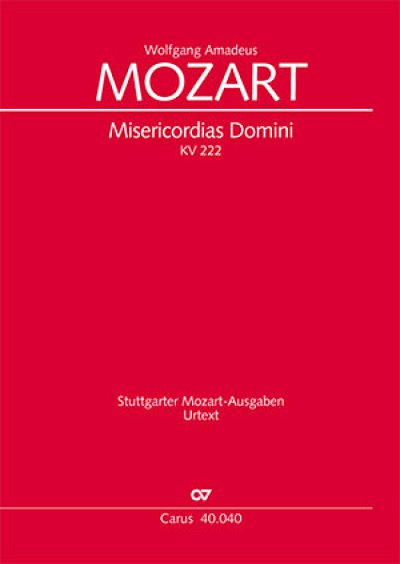 W.A. Mozart: Misericordias Domini d-Moll , GchOrchOrg (Chpa)