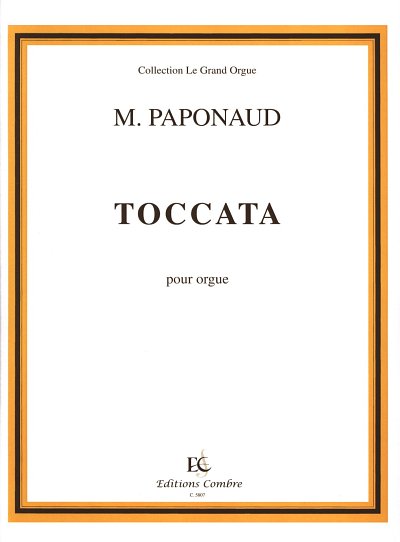 M. Paponaud: Toccata, Org