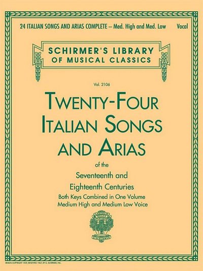 24 Italian Songs & Arias Complete (Bu)