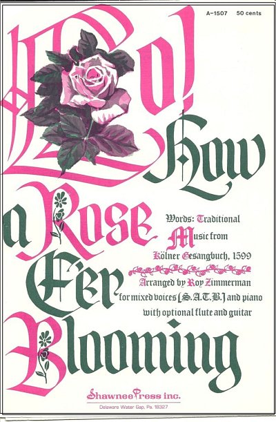 Lo, How a Rose E'er Blooming, GchKlav (Chpa)