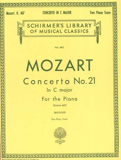 W.A. Mozart: Concerto No. 21 in C, K.467, Klav4m (Sppa)