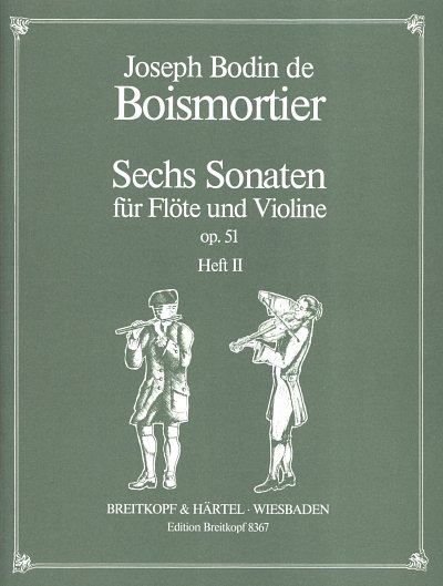 J.B. de Boismortier: 6 Sonaten op. 51 Band 2 (Nr.4- (SpPart)