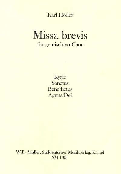 K. Hoeller: Missa Brevis Op 3