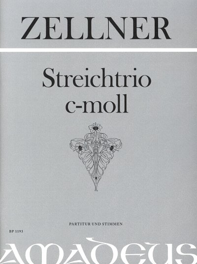 J. Zellner: Trio in c-moll op. 36, VlVlaVc (Pa+St)