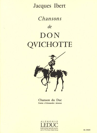 J. Ibert: Chansons De Don Quichotte No.3 - C, GesTiKlav (Bu)