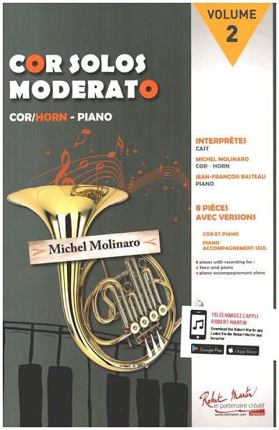M. Molinaro: Cor Solos Moderato 2, HrnKlav (KlavpaSt)