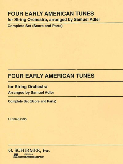 Four Early American Tunes, Sinfo (Pa+St)