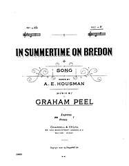 DL: A.E. Housman: In Summertime On Bredon, GesKlav