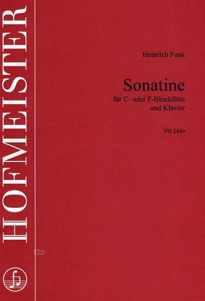 Sonatine für Sopranblockflöte