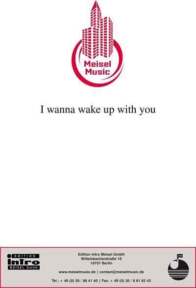 DL: P. Ben: I wanna wake up with you, GesKlav