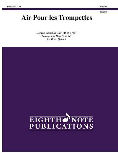 J.S. Bach: Air Pour les Trompettes, 2TrpHrnPosTb (Pa+St)