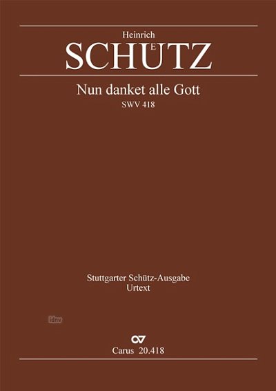 DL: H. Schütz: Nun danket alle Gott F-Dur SWV 418 (1650) (Pa