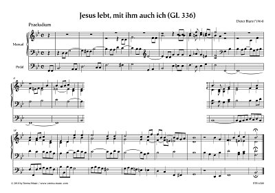 DL: D. Blum: Jesus lebt, mit ihm ich auch (GL 336), Org