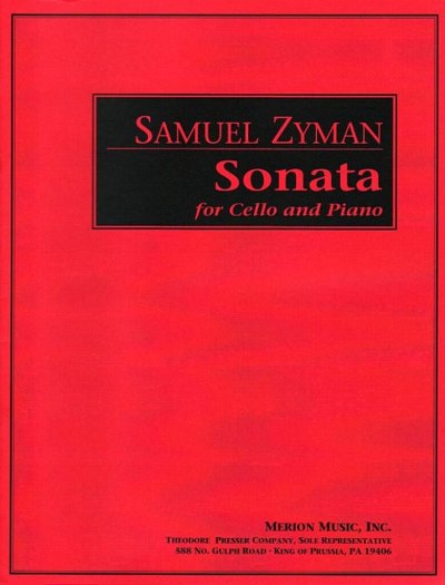 S. Zyman: Sonata for Cello and Piano