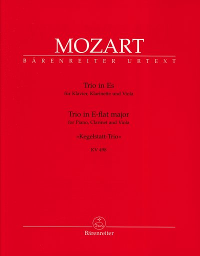W.A. Mozart: Trio für Klavier, Klari, KlvKlr/VlVa (KlavpaSt)