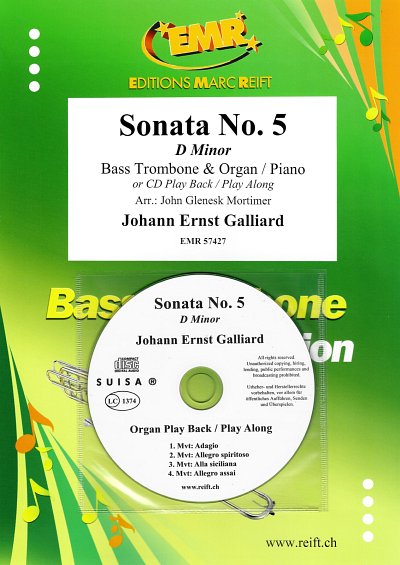 J.E. Galliard: Sonata No. 5, BposKlavOrg (+CD)