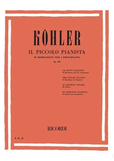 L. Köhler: Il Piccolo Pianista, Klav