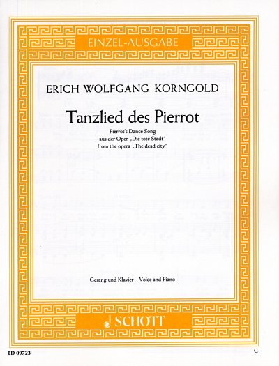 E.W. Korngold: Tanzlied des Pierrot op. 12, GesHKlav