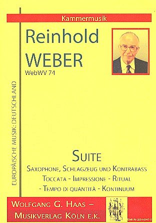 Weber Reinhold: Suite Webwv 74