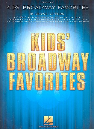 Kids' Broadway Favorites, Klav