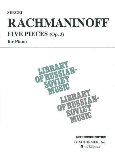 S. Rachmaninow: 5 Pieces, Op. 3 (VAAP Edition)