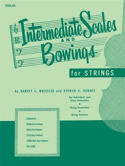 H. Whistler: Intermediate Scales And Bowings , Viol
