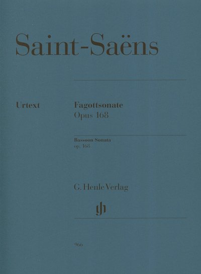 C. Saint-Saëns: Fagottsonate op. 168, FagKlav (KlavpaSt)