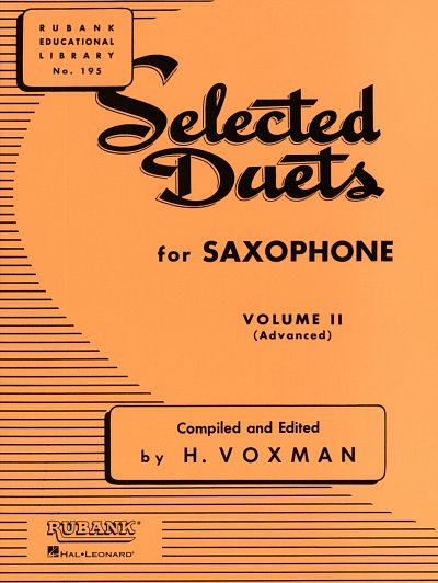 H. Voxman: Selected Duets for Saxophone Vol. 2, Sax (Bu)