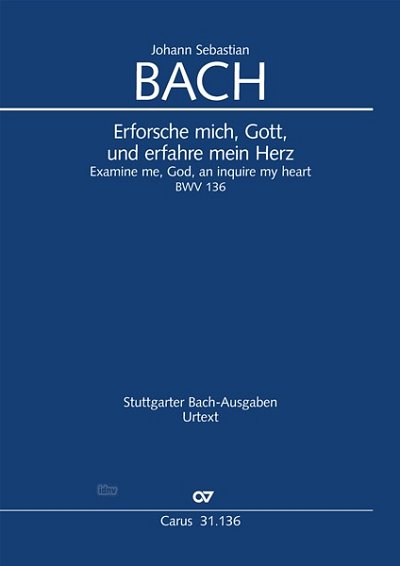DL: J.S. Bach: Erforsche mich, Gott, und erfahre mein He (Pa