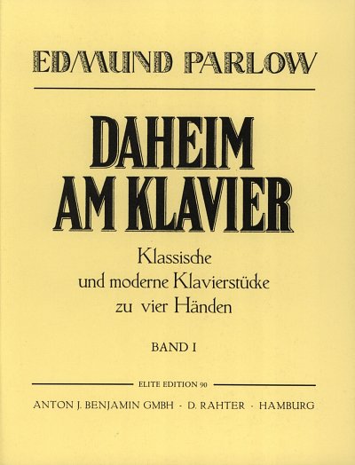 E. Parlow: Daheim am Klavier 1, Klav4m (Sppa)