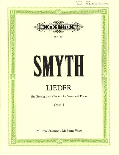 E.M. Smyth: Lieder op. 4, GesMKlav (Part.)