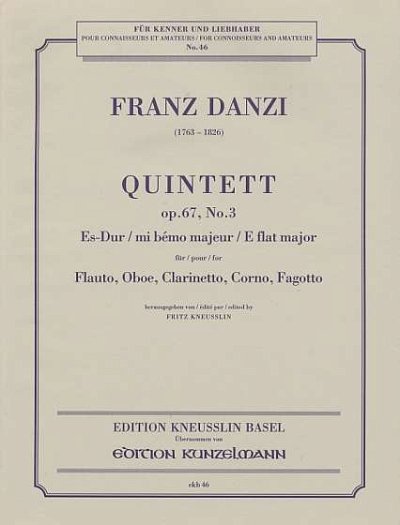 F. Danzi: Quintett Es-Dur op. 67/3